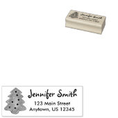 Weihnachten Weihnachtsbaum Zucker Cookie Adresse U Gummistempel (Stempel)