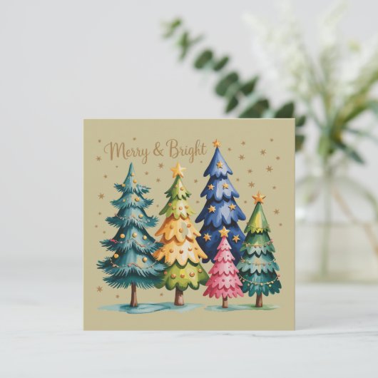 Weihnachten Weihnachtsbäume Rosa Baum (Stehend Vorderseite)
