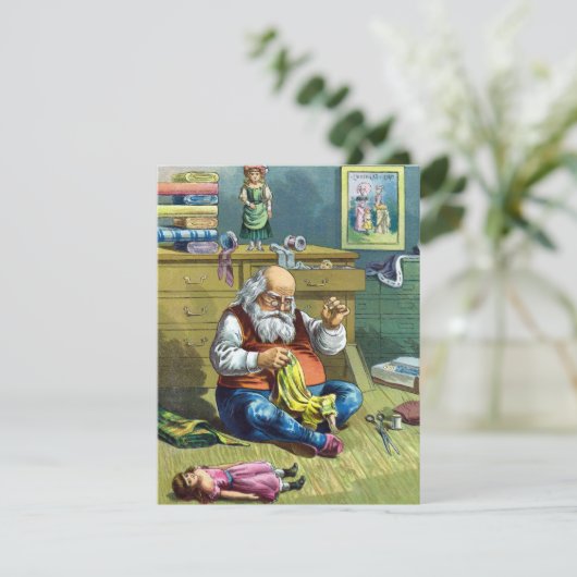 Weihnachten, Weihnachtsbraun - Einladung (Stehend Vorderseite)