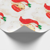 Weihnachten Weihnachtscovid-19 Maske Merry Spaß Gr Geschenkpapier (Ecke)