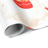 Weihnachten Weihnachtscovid-19 Maske Merry Spaß Gr Geschenkpapier (Rolleneckpunkt)