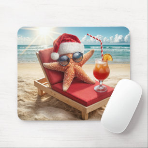 Weihnachten Weihnachtsfeier in einer Chaise Lounge Mousepad