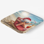 Weihnachten Weihnachtsfeier in einer Chaise Lounge Pappteller (Gewinkelt)