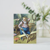 Weihnachten, Weihnachtsfeiertag, Gebäude Spielzeug Feiertagspostkarte (Stehend Vorderseite)