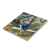 Weihnachten, Weihnachtsfeiertag, Gebäude Spielzeug Fliese (Seite)