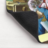 Weihnachten, Weihnachtsfeiertag, Gebäude Spielzeug Mousepad (Ecke)