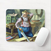 Weihnachten, Weihnachtsfeiertag, Gebäude Spielzeug Mousepad (Mit Mouse)