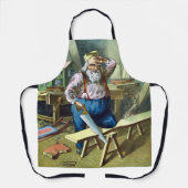 Weihnachten, Weihnachtsfeiertag, Gebäude Spielzeug Schürze (Vorderseite)