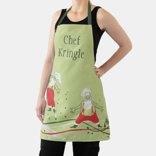 Weihnachten, Weihnachtsfeiertag, Koch mit Abendess Schürze (InSitu)