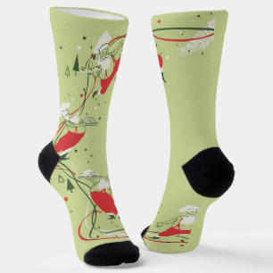 Weihnachten, Weihnachtsfeiertag, Koch mit Abendess Socken