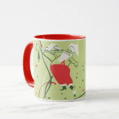 Weihnachten, Weihnachtsfeiertag, Koch mit Abendess Tasse (Vorderseite Links)