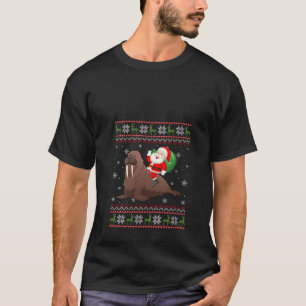 Weihnachten Weihnachtsfeiertag Löwe Funny Ugly Xma T-Shirt