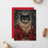 Weihnachten Weihnachtsfeiertag Weihnachtsfeiertag Mitteilungskarte (Vorderseite/Rückseite Beispiel)