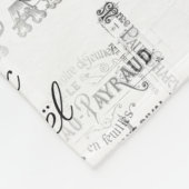 Weihnachten-WeihnachtsFleece-Decke Paris Joyeux Fleecedecke (Ecke)