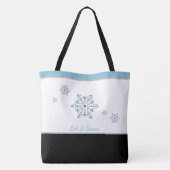Weihnachten Weihnachtsgebäck Let It Snow Tasche (Rückseite)