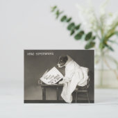 Weihnachten Weihnachtsgeburtshund Postkarte (Stehend Vorderseite)