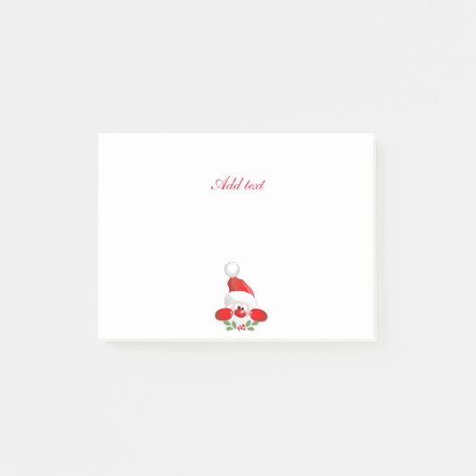 Weihnachten Weihnachtsgeschenk Post-it Klebezettel (Vorderseite)