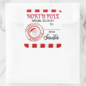 Weihnachten, Weihnachtsgeschenke, Sonderlieferung Quadratischer Aufkleber (Tasche)