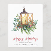 Weihnachten Weihnachtsgrün - Weihnachtskarte (Vorderseite)