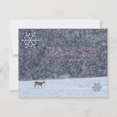 Weihnachten-Weihnachtsgruß-Karten-Sammlung Dankeskarte (Rückseite)