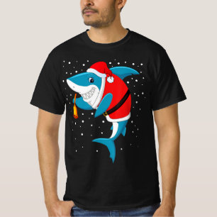 Weihnachten - Weihnachtshai - T - Shirt
