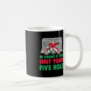 Weihnachten Weihnachtshockey Goaltender Goalie 1 Kaffeetasse