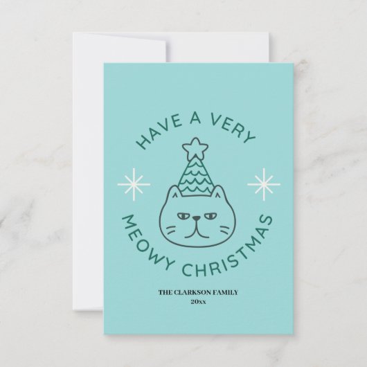 Weihnachten, Weihnachtskarte (Vorderseite)