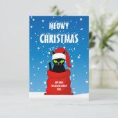 Weihnachten, Weihnachtskarte (Stehend Vorderseite)