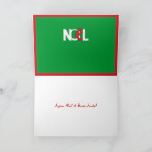 WEIHNACHTEN-Weihnachtskarte Feiertagskarte (Innenseite)