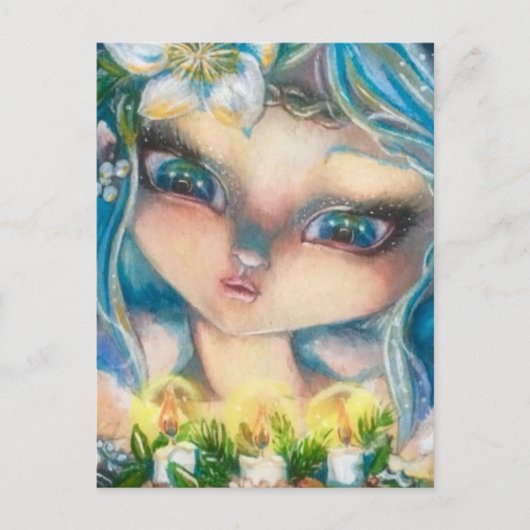 Weihnachten-Weihnachtskarte Feiertagspostkarte (Vorderseite)