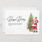 Weihnachten Weihnachtskarte, Minimalistische Weihn (Vorderseite)