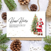 Weihnachten Weihnachtskarte, Minimalistische Weihn