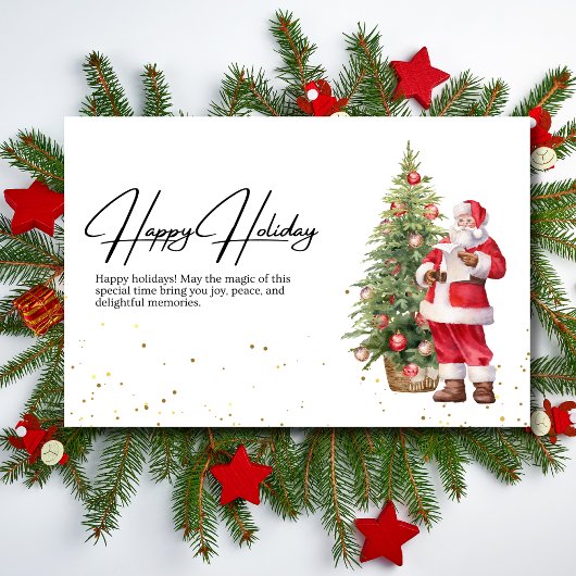 Weihnachten Weihnachtskarte, Minimalistische Weihn