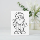 Weihnachten Weihnachtskinder-Färbung Postkarte (Stehend Vorderseite)