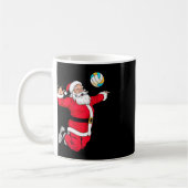 Weihnachten Weihnachtsklaus Dunking A Volleyball F Kaffeetasse (Links)