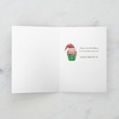 Weihnachten Weihnachtskuchen für Nephew Karte (Innenseite)