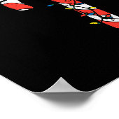 Weihnachten Weihnachtskuchen Weihnachten Kinderjug Poster (Ecke)