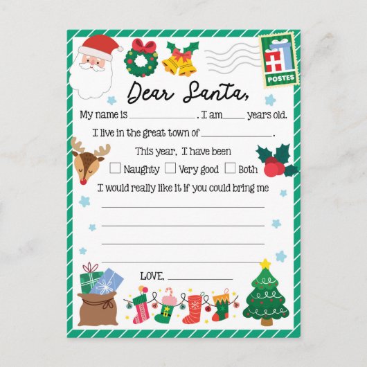 Weihnachten Weihnachtsmann (Vorderseite)