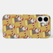 Weihnachten, Weihnachtsmann als Jack in der Schach Case-Mate iPhone Hülle (Rückseite (Horizontal))