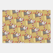 Weihnachten, Weihnachtsmann als Jack in der Schach Geschenkpapier Set (Vorderseite 2)