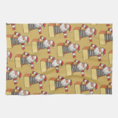 Weihnachten, Weihnachtsmann als Jack in der Schach Geschirrtuch (Horizontal)