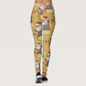 Weihnachten, Weihnachtsmann als Jack in der Schach Leggings (Rückseite)