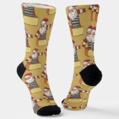 Weihnachten, Weihnachtsmann als Jack in der Schach Socken (Gewinkelt)