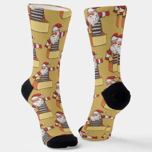 Weihnachten, Weihnachtsmann als Jack in der Schach Socken (Gewinkelt)
