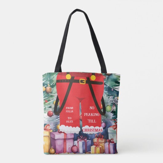 Weihnachten Weihnachtsmann Anzug Funny 2025 Weihna Tasche (Rückseite)