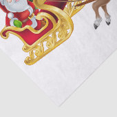 Weihnachten Weihnachtsmann auf dem Roten Meer Seidenpapier (Ausschnitt)