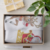 Weihnachten Weihnachtsmann auf dem Roten Meer Seidenpapier (Geschenk)