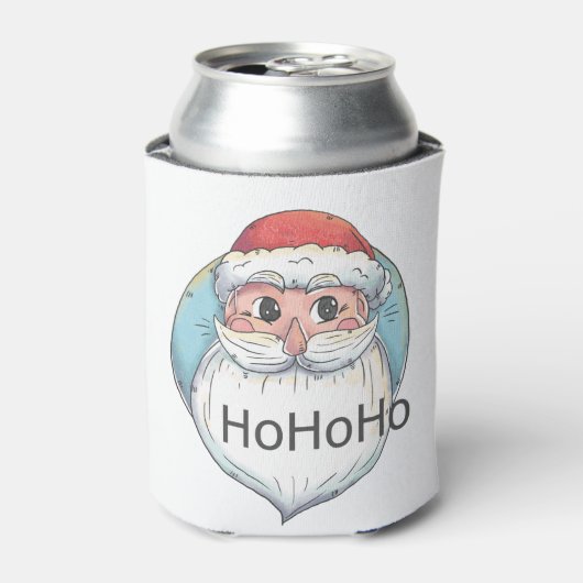 Weihnachten-Weihnachtsmann Dosenkühler (Kanne Vorderseite)