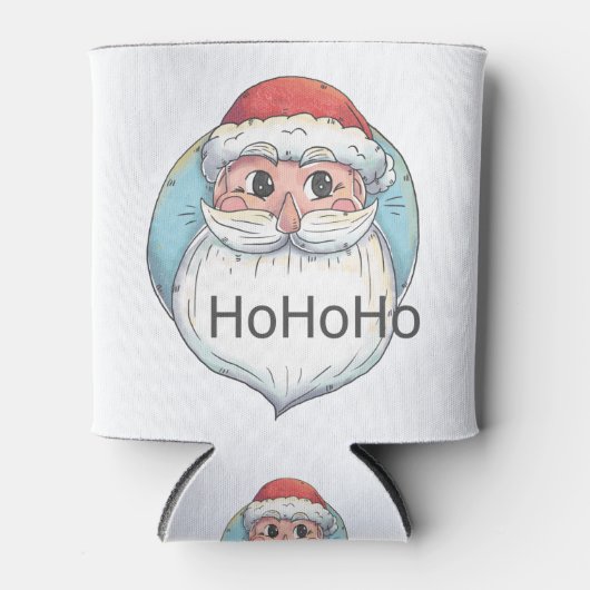 Weihnachten-Weihnachtsmann Dosenkühler (Vorderseite)