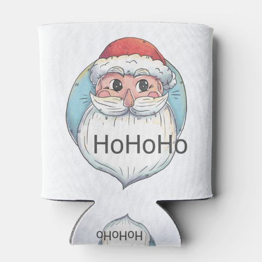 Weihnachten-Weihnachtsmann Dosenkühler (Rückseite)